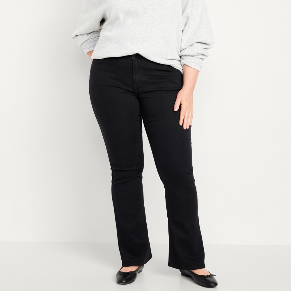 Old Navy Women's Black Boot Cut Jeans